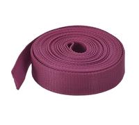 sourcing map 10 Yard/30ft Lightweight Polypropylene Webbing Strap 3.8cm(1.5") Backpack Strapping Band Dark Red for Outdoor Luggage Cargo Straps