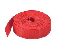 sourcing map 10 Yard/30ft Lightweight Polypropylene Webbing Strap 3.8cm(1.5") Backpack Strapping Band Orange Red for Outdoor Luggage Cargo Straps