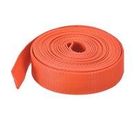 sourcing map 10 Yard/30ft Lightweight Polypropylene Webbing Strap 3.8cm(1.5") Backpack Strapping Band Orange for Outdoor Luggage Cargo Straps