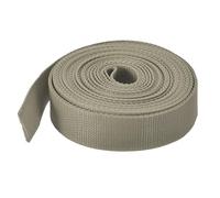 sourcing map 10 Yard/30ft Lightweight Polypropylene Webbing Strap 3.8cm(1.5") Backpack Strapping Band Khaki for Outdoor Luggage Cargo Straps