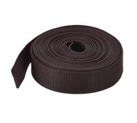 sourcing map 10 Yard/30ft Lightweight Polypropylene Webbing Strap 3.8cm(1.5") Backpack Strapping Band Brown for Outdoor Luggage Cargo Straps