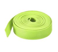sourcing map 10 Yard/30ft Lightweight Polypropylene Webbing Strap 3.8cm(1.5") Backpack Strapping Band Lime Green for Outdoor Luggage Cargo Straps