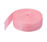 sourcing map 10 Yard/30ft Lightweight Polypropylene Webbing Strap 3.8cm(1.5") Backpack Strapping Band Pink for Outdoor Luggage Cargo Straps