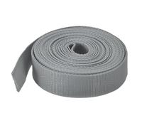 sourcing map 10 Yard/30ft Lightweight Polypropylene Webbing Strap 3.8cm(1.5") Backpack Strapping Band Grey for Outdoor Luggage Cargo Straps