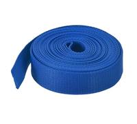 sourcing map 10 Yard/30ft Lightweight Polypropylene Webbing Strap 3.8cm(1.5") Backpack Strapping Band Blue for Outdoor Luggage Cargo Straps