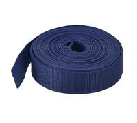 sourcing map 10 Yard/30ft Lightweight Polypropylene Webbing Strap 3.8cm(1.5") Backpack Strapping Band Navy Blue for Outdoor Luggage Cargo Straps