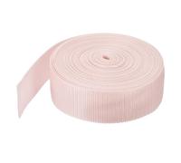 sourcing map 10 Yard/30ft Lightweight Polypropylene Webbing Strap 3.8cm(1.5") Backpack Strapping Band Pale Pink for Outdoor Luggage Cargo Straps