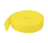sourcing map 10 Yard/30ft Lightweight Polypropylene Webbing Strap 3.8cm(1.5") Backpack Strapping Band Lemon Yellow for Outdoor Luggage Cargo Straps