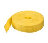 sourcing map 10 Yard/30ft Lightweight Polypropylene Webbing Strap 3.8cm(1.5") Backpack Strapping Band Dark Yellow for Outdoor Luggage Cargo Straps