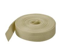 sourcing map 10 Yard/30ft Lightweight Polypropylene Webbing Strap 3.8cm(1.5") Backpack Strapping Band Light Khaki for Outdoor Luggage Cargo Straps
