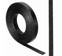 sourcing map 10 Yard Paper Weaving Cane,0.6" Wide Paper Rattan Weaving Cane 12-Ply Basket Making Supplies for DIY Crafts Making, Home Decoration,Black