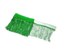 sourcing map 10 Yards 10 Inch Shiny Sequined Tinsel Fringe Trim, Sparkling Spangle Curtain Fringe Paillette Lace Fabric Streamer for DIY Latin Dance Costume Clothing Birthday, Green