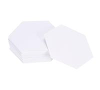 sourcing map 100 Count Hexagon Paper Piecing for Quilting, 1.25-Inch English Paper Piecing Template, Foundation Pieces Patchwork Supplies for Quilting Sewing DIY Craft