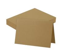 sourcing map 100 Pack 5.9x7.9 Blank Cardstock Paper, Natural Card Stock Bulk Thick Folded Heavy Cardstock Paper for Printer DIY Cards Greeting Gift Wedding Invitation Postcards