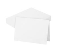 sourcing map 100 Pack 5.9x7.9 Blank Cardstock Paper, White Card Stock Bulk Thick Folded Heavy Cardstock Paper for Printer DIY Cards Greeting Gift Wedding Invitation Postcards