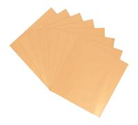 sourcing map 100 Pack Toner Reactive Foil,Deco Foil Transfer Sheets 8.5"x11" A4 Hot Foil Paper for Laser Printer Scrapbooking Heat Transfer DIY Craft,Bronze