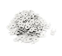 sourcing map 100 Pcs 1/4" Dia Male Insulated Crimp Spade PCB Male Terminal Fasten Connector