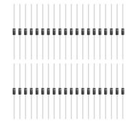 sourcing map 100 Pcs 1N4001 Rectifier Diode, 1A 50V DO-41 Electronic Silicon Diodes for Charger Industrial Power Adapter Supply Inverter Switching Power Supply