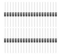 sourcing map 100 Pcs 1N5408 Rectifier Diode, 3A 1000V DO-27 Electronic Silicon Diodes for Charger Industrial Power Adapter Supply Inverter Switching Power Supply