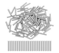sourcing map 100 Pcs 2.5mm x 16mm Dowel Pins Bearing Steel Cylindrical Dowel Pins Shelf Support Peg Pin Rod Fasten Elements Metal Shelf Pegs +/-0.02mm Diameter Tolerance, Silver Tone