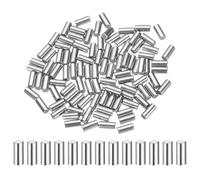 sourcing map 100 Pcs 2.5mm x 6mm Dowel Pins Bearing Steel Cylindrical Dowel Pins Shelf Support Peg Pin Rod Fasten Elements Metal Shelf Pegs +/-0.02mm Diameter Tolerance, Silver Tone