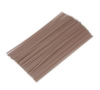 sourcing map 100 Pcs 3D Pen Refills, Low Print Temperature Filament 2.5mm x 15cm PCL Printer Filament Refill Packs, Only Support for 3D Pen, Brown
