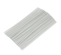 sourcing map 100 Pcs 3D Pen Refills, Low Print Temperature Filament 2.5mm x 15cm PCL Printer Filament Refill Packs, Only Support for 3D Pen, Light Gray