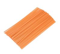 sourcing map 100 Pcs 3D Pen Refills, Low Print Temperature Filament 2.5mm x 15cm PCL Printer Filament Refill Packs, Only Support for 3D Pen, Orange