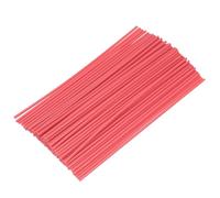 sourcing map 100 Pcs 3D Pen Refills, Low Print Temperature Filament 2.5mm x 15cm PCL Printer Filament Refill Packs, Only Support for 3D Pen, Orange Red