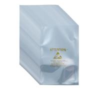 sourcing map 100 Pcs Anti Static Bags 2.8" x 4.3" Open Top ESD Shielding Bag with Labels for Hard Drive HDD SSD Electronic Device Motherboards, Silver Gray