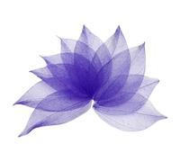 sourcing map 100 Pcs Dark Purple Skeleton Leaves, 2"- 3" Rubber Tree Scrapbooking Dried Pressed Leaves Vein for Photo Albums Crafts Wedding Cards Arrangements Decor Gifts