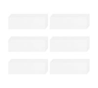 sourcing map 100 Pcs Dry Erase Magnetic Labels Colorful Strips 3" x 1" Writable White Name Tags Sticker for Craft Whiteboard Fridge Locker Home Office Classroom