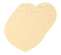sourcing map 100 Pcs Heart Cutouts, 3 x 2.5 Inch Cut-Outs Paper Heart Shaped Die Cut Paper Cards Classroom Decor for Valentine's Day, Wall Decor, Art Supplies, Bulletin Board, Khaki