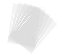 sourcing map 100 Pcs Heat Shrink Wrap Bags, 4.7" x 6.7" POF Clear Heat Shrink Film Wrap Bags for Gift Baskets, Packaging Collection, Homemade DIY, Handmade Crafts, Cookie