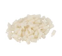 sourcing map 100 Pcs M2.5 x 8mm + 6mm Hex Hexagonal Threaded Spacer Support