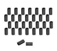 sourcing map 100 Pcs M3 x 10mm Knurled Aluminum Standoff Mesh Spacer Column for FPV Drone RC Airplane Racing Car Simracing, Black