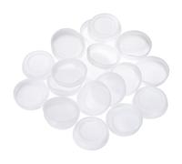 sourcing map 100 Pcs Mailing Tube End Caps 1.8" ID Round Cardboard Shipping Tube End Caps Protective Plastic Poster End Caps for Paper Mailing Tubes Shipping and Storage of Documents and Art