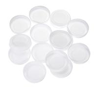 sourcing map 100 Pcs Mailing Tube End Caps 2" ID Round Cardboard Shipping Tube End Caps Protective Plastic Poster End Caps for Paper Mailing Tubes Shipping and Storage of Documents and Art