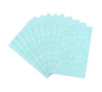 sourcing map 100 Pcs Photocard Sleeves, 3.5" x 1.5" Plastic Heart Card Protector Laser Flashing Card Sleeves for Kpop, Photo Cards, Standard Sized Cards Cover, Green