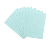 sourcing map 100 Pcs Photocard Sleeves, 3.5" x 1.5" Plastic Heart Card Protectors Laser Flashing Card Sleeves for Kpop, Photo Cards, Standard Sized Cards Cover, Green