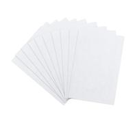 sourcing map 100 Pcs Photocard Sleeves, 3.5" x 1.5" Soft Plastic Heart Card Protector Laser Flashing Card Sleeves for Kpop, Photo Cards, Standard Sized Cards Covers, White