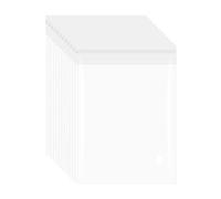 sourcing map 100 Pcs Self Seal Clear Poly Bags, 6" x 5" OPP Crystal Clear Sleeves Mat Board Center Resealable Plastic Bags for Clothing Jewelry Photos Party Favors, Transparent