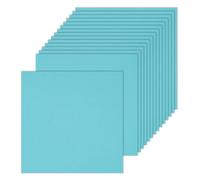 sourcing map 100 Pcs Shimmer Cardstock Paper 10 Inch Length 10 Inch Width 80lb/120gsm Metallic Sheets for Art Supplies Crafting, Light Blue