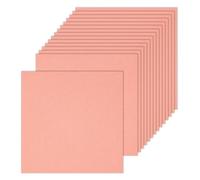 sourcing map 100 Pcs Shimmer Cardstock Paper 6 Inch Length 6 Inch Width 80lb/120gsm Metallic Sheets for Art Supplies Crafting, Pink