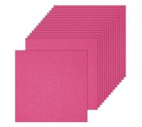 sourcing map 100 Pcs Shimmer Cardstock Paper 6 Inch Length 6 Inch Width 80lb/120gsm Metallic Sheets for Art Supplies Crafting, Dark Pink