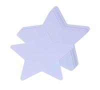 sourcing map 100 Pcs Star Cutouts, 3.9 x 3.9 Inch Star Shaped Paper Cards for DIY Projects, Light Purple