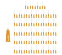 sourcing map 100 Pcs Tip Dispensing Needle, 25 Gauge Stainless Steel Tips 1.5"