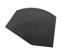 sourcing map 100 Sheet Colored Vellum Paper 4" x 6", 100gsm Translucent Printable Vellum Sheets for Printing Wedding Invitations Inkjet Laser Printer, Black