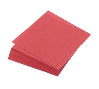 sourcing map 100 Sheet Origami Paper Double Sided Bright Red 10 x 10cm