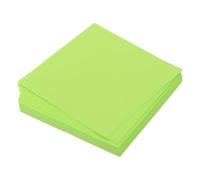 sourcing map 100 Sheet Origami Paper Double Sided Fluorescent Green 5 x 5cm 70gsm Square Sheet for Art Craft Project, Beginners, Gifts Decor